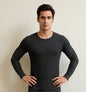 Men’s Thermal Long Sleeve Shirt – Soft Texture Slim Fit Base Layer