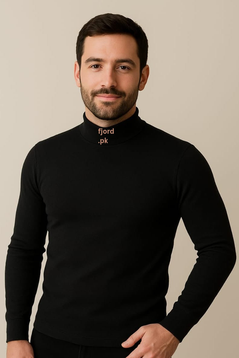 Men’s Premium High Neck Thermal Top – Warm, Stretchable & Stylish Winter Wear